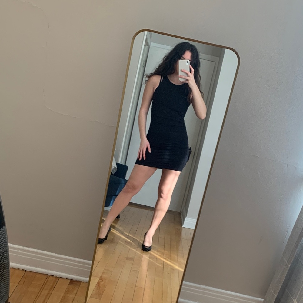 Aritzia Tna Black Mini Dress